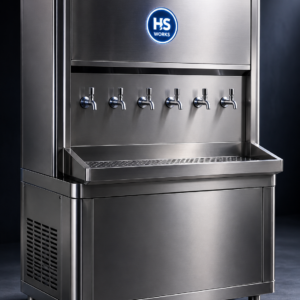 Commercial Stainless Steel Water Cooler by HS Works for Schools, Offices & Industries